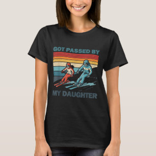 Retro vintage got passed by daughter funny skiing T-Shirt