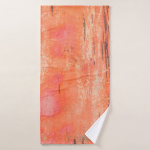 Retro vintage grunge textureabstract, art, home de bath towel