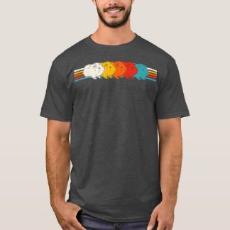 Retro Vintage Guinea Pig, Animal Lover  T-Shirt