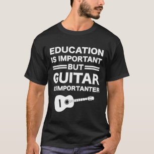 Retro Vintage Guitar Is Important Guitar Playing T T-Shirt
