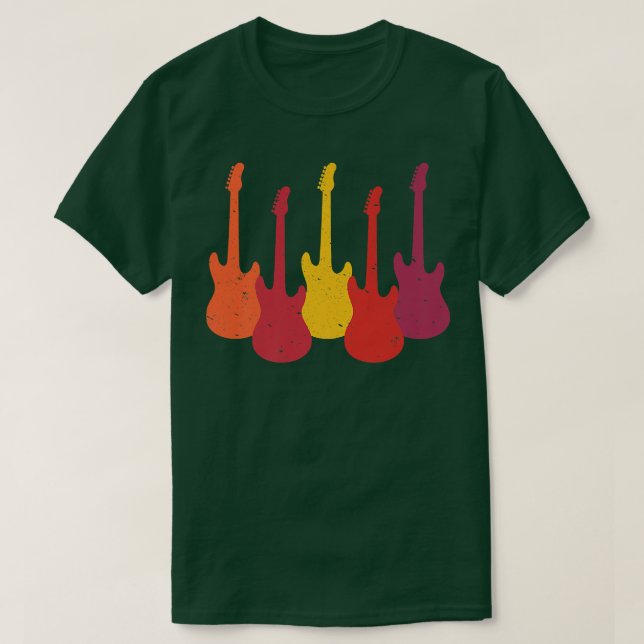 Retro Vintage Guitars1038 T-Shirt (Design Front)