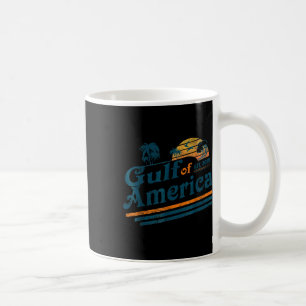 Retro Vintage Gulf Of Us America 2025 American Fla Coffee Mug