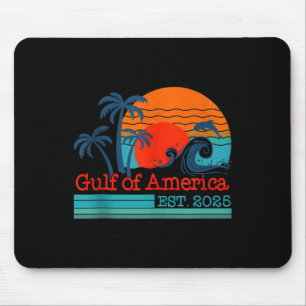 Retro Vintage Gulf Of Us America 2025 American Fla Mouse Pad