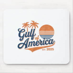 Retro Vintage Gulf Of Us America 2025 American Fla Mouse Pad