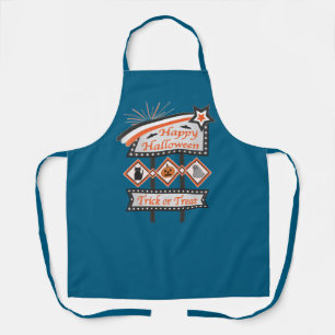 Retro Vintage Halloween Sign – Trick or Treat Apron
