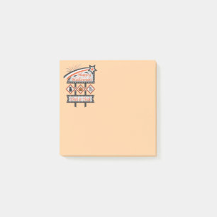 Retro Vintage Halloween Sign – Trick or Treat Post-it Notes