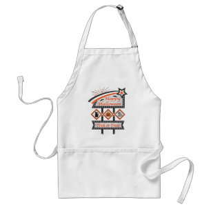 Retro Vintage Halloween Sign – Trick or Treat Standard Apron