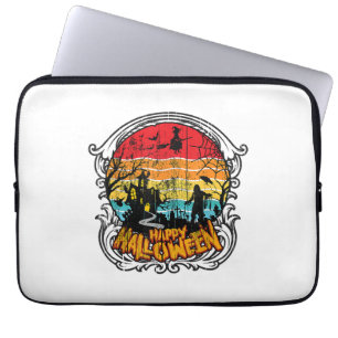 Retro Vintage Halloween - Vintage Halloween Laptop Sleeve