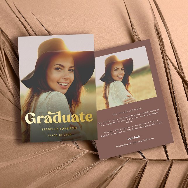 Retro Vintage High School Graduation  (Creator Uploaded)