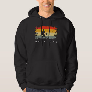 Retro Vintage Hoop Life Basketball Lovers Players Hoodie