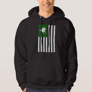Retro Vintage Irish Usa Flag Sport Equestrian St P Hoodie