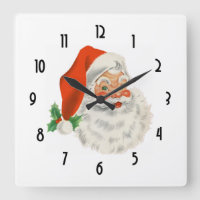 Retro Vintage Jolly Santa Claus Christmas