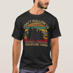 Retro Vintage kayaking canoe River rafting funny G T-Shirt
