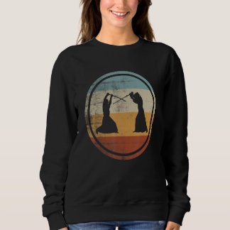 Retro Vintage Kendo Fighter Training Kendo Sweatshirt
