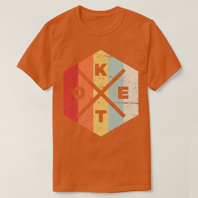 Retro Vintage KETO Icon T-Shirt (Design Front)