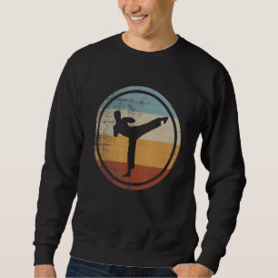 Retro Vintage Kickboxer Kickboxing Sweatshirt