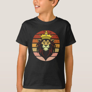 Retro vintage king lion  T-Shirt