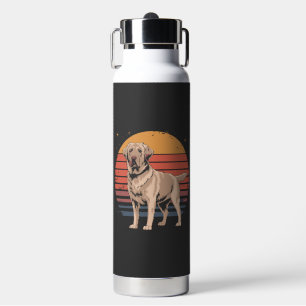 Retro Vintage Labrador Retriever Dog Lover Gifts Water Bottle
