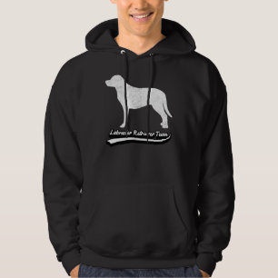 Retro Vintage Labrador Retriever Team Dog Breeds Hoodie