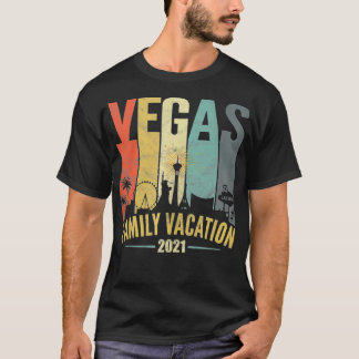 Retro Vintage Las Vegas Family Vacation 2021  T-Shirt