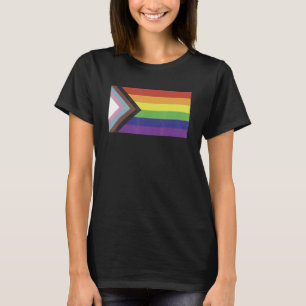 Retro Vintage Lgbt Flag Rainbow Gay Pride Bisexual T-Shirt
