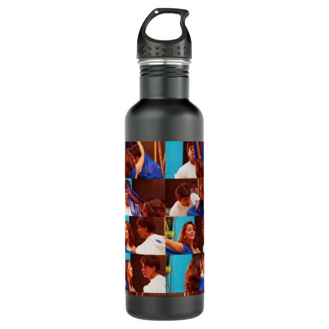 Retro Vintage Madhuri Dixit Shahrukh Khan 710 Ml Water Bottle (Front)