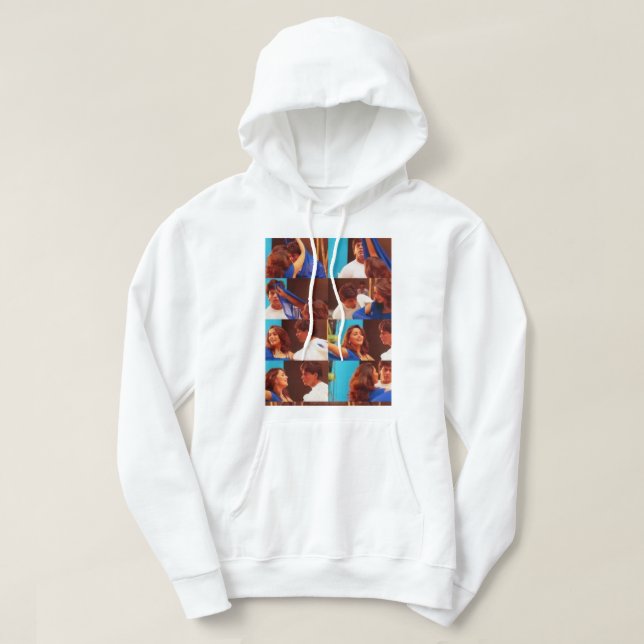 Retro Vintage Madhuri Dixit Shahrukh Khan Hoodie (Design Front)