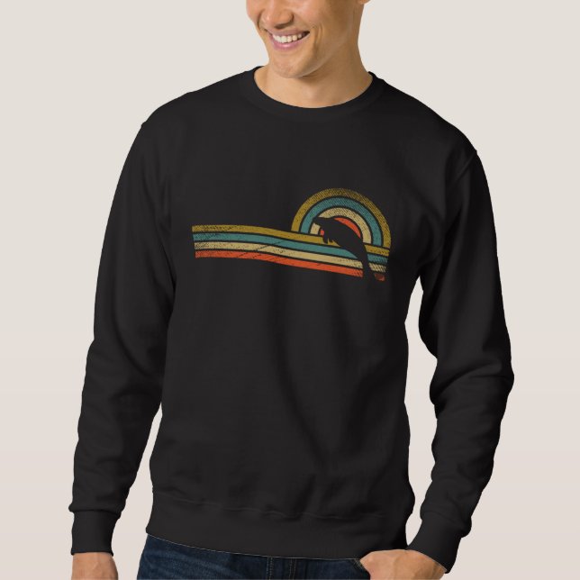 Retro vintage Manatee  and cute animal  2 Sweatshirt (Front)