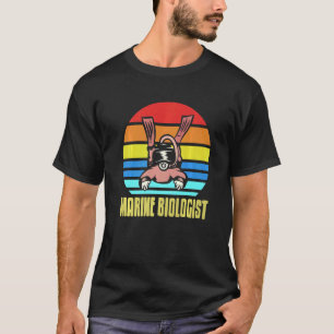 Retro Vintage Marine Biologist Awesome SCUBA Prese T-Shirt
