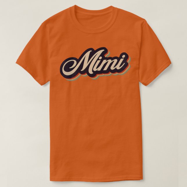 Retro Vintage Mimi T-Shirt (Design Front)