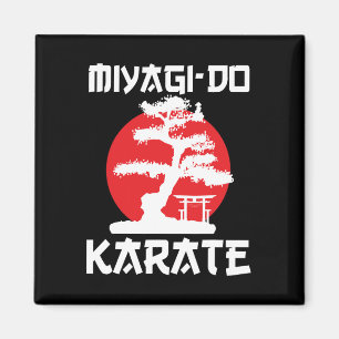 Retro Vintage Miyagi-do Karate Life Bonsai Tree Ma Magnet