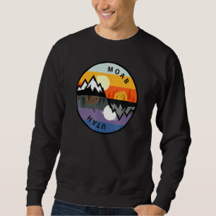Retro Vintage Moab Utah Souvenir Sweatshirt