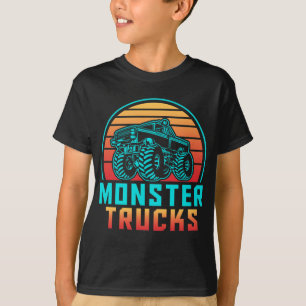 Retro Vintage Monster Trucks T-Shirt