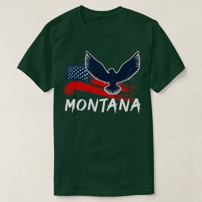 Retro Vintage Montana3  T-Shirt (Design Front)