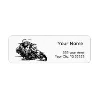 Retro Vintage Motorcycle Graphic