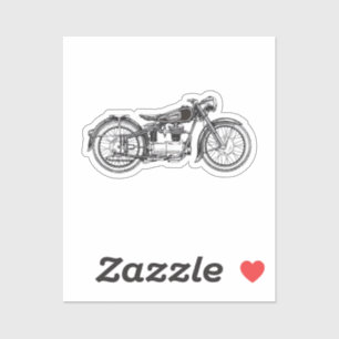 Retro Vintage Motorcycle _ I Love My Motorcycle