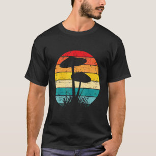 Retro Vintage Mushrooms T-Shirt