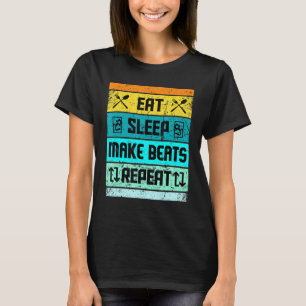 Retro Vintage Music Producer Beat Maker T-Shirt