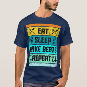 Retro Vintage Music Producer T  Beat Maker  T-Shirt