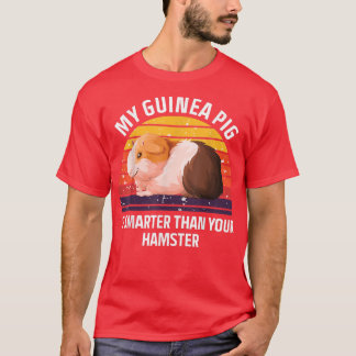 Retro Vintage My Guinea Pig is Smarter than Your H T-Shirt