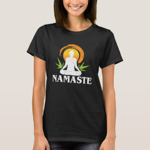 Retro Vintage Namaste Meditation For Men Women Yog T-Shirt