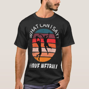 Retro Vintage Netball What Can i Say I love Netbal T-Shirt
