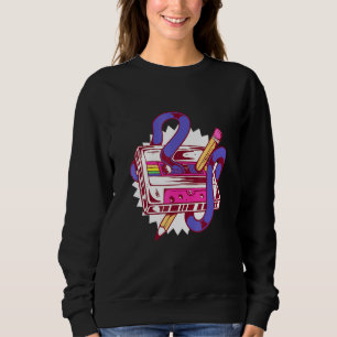 Retro Vintage Never Forget Cassette Tape Music 80s Sweatshirt