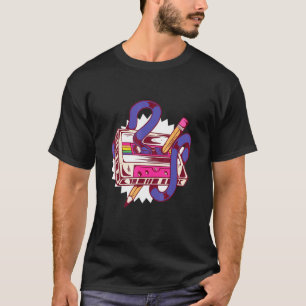 Retro Vintage Never Forget Cassette Tape Music 80s T-Shirt