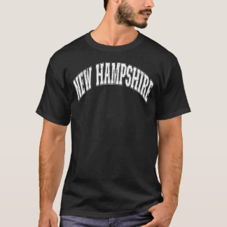 Retro Vintage New Hampshire State Distressed Souve T-Shirt
