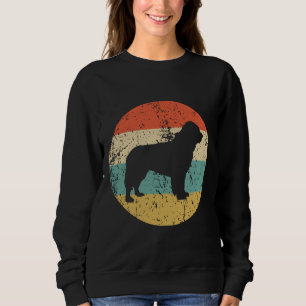 Retro Vintage Newfoundland Funny Newfie Dog Sweatshirt