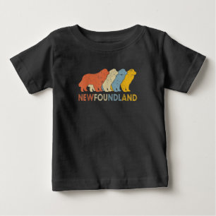 Retro Vintage Newfoundland Funny Newfie Lovers Baby T-Shirt