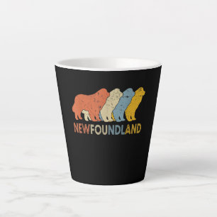 Retro Vintage Newfoundland   Funny Newfie Lovers Latte Mug