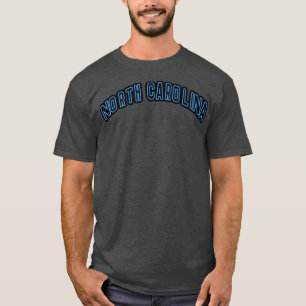 Retro Vintage North Carolina State Charlotte Varsi T-Shirt