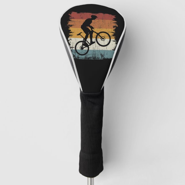 Retro vintage Offroad bike Golf Head Cover (Front)